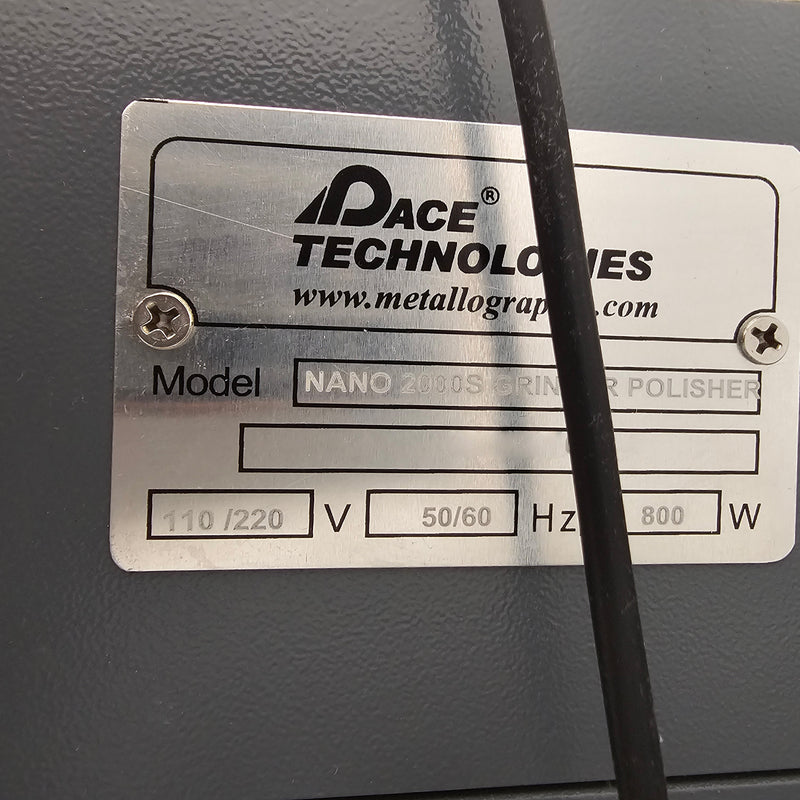 Pace Nano 2000 S Grinder / Polisher