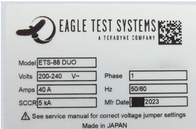 Teradyne / Eagle ETS 88 Duo Tester