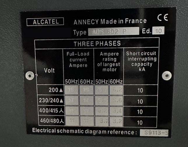 Pfeiffer / Adixen ADS 602 P Pump