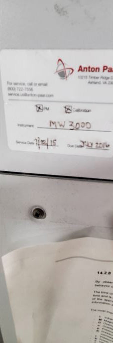 Anton Paar Multiwave 3000 Microwave Reactor