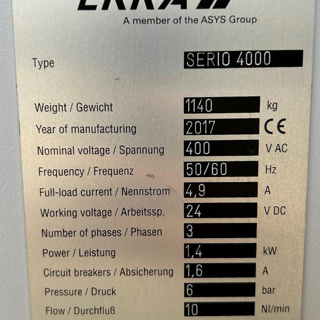Ekra Serio 4000 Screen Printer