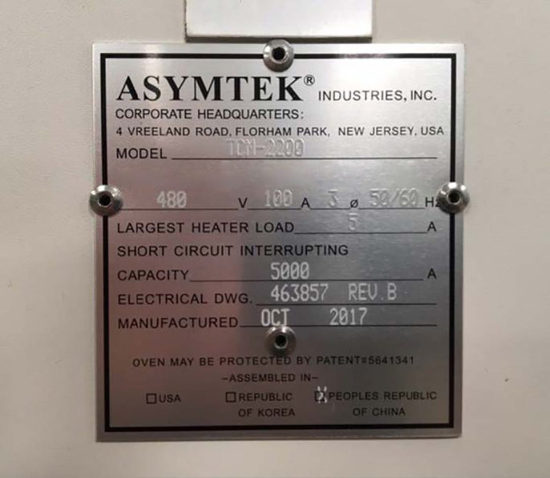 Asymtek TCM 2200 Conformal Coater