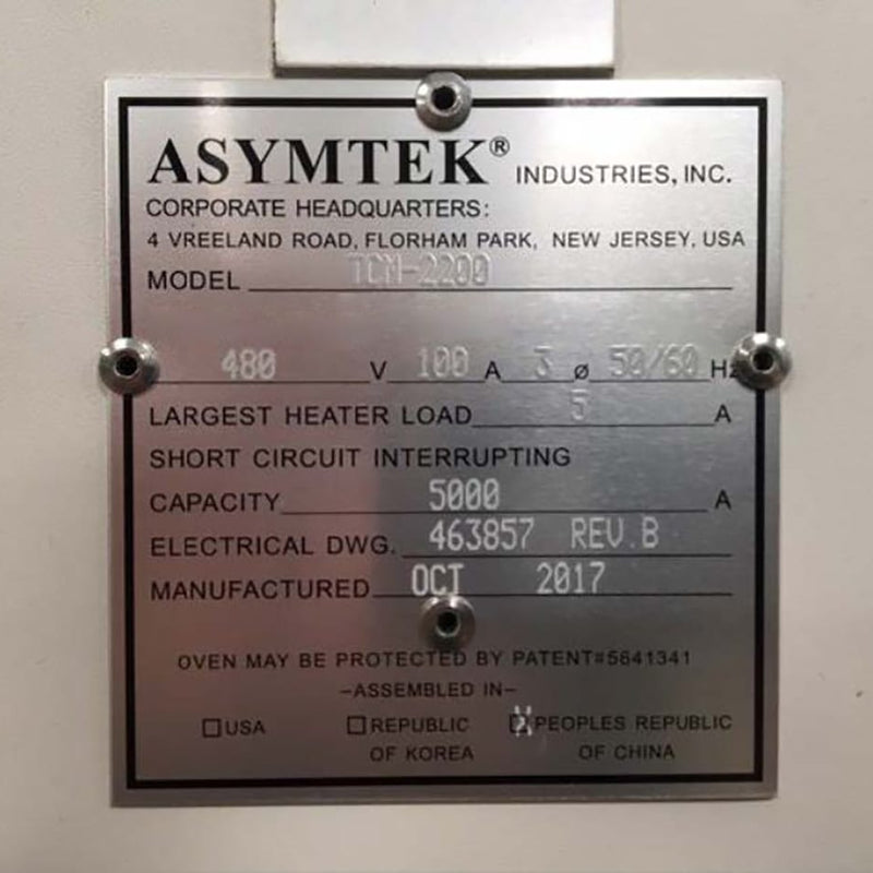 Asymtek TCM 2200 Conformal Coater