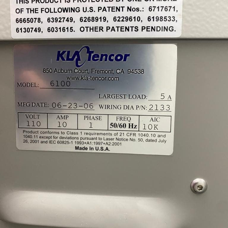 KLA Candela 6100 Optical Surface Analyzer