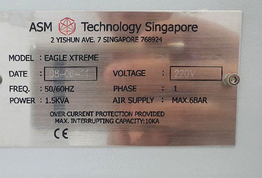 ASM Eagle Xtreme Gold Wire Bonder