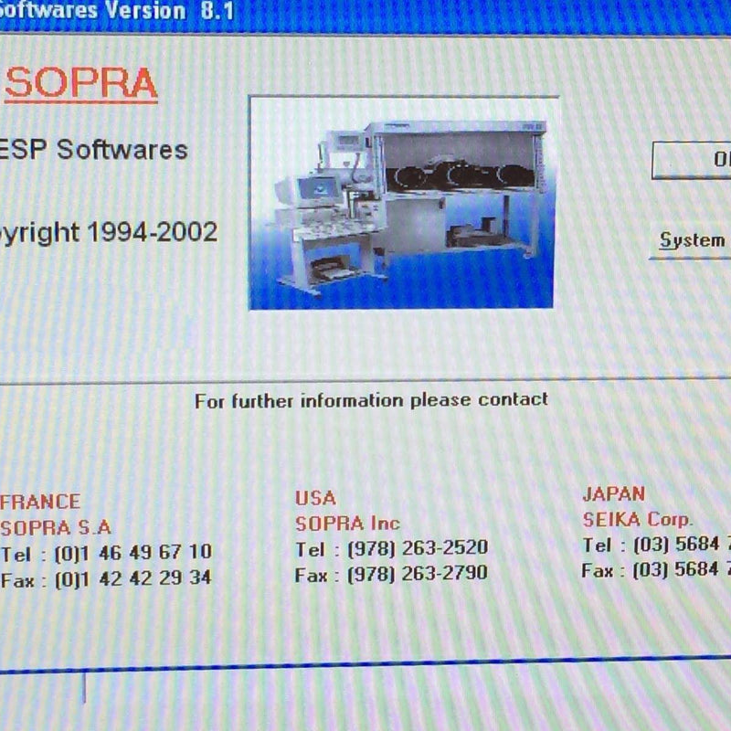 Sopra GESP 5 Thin Film Characterization Station
