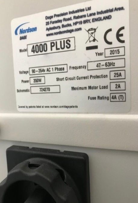 Nordson / Dage 4000 Plus Bond Tester