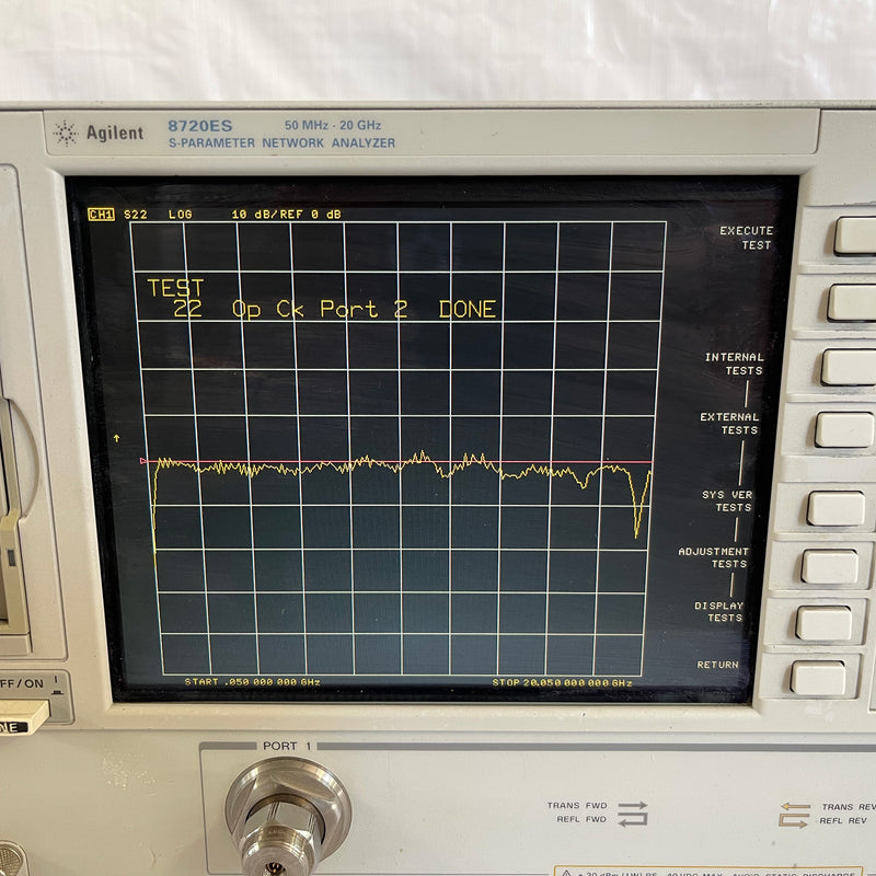 Agilent 8720 ES S Parameter Network Analyzer