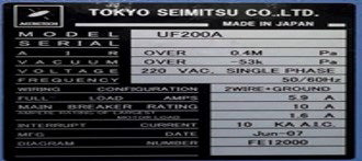 Accretech / TSK UF 200 A Automatic Wafer Prober