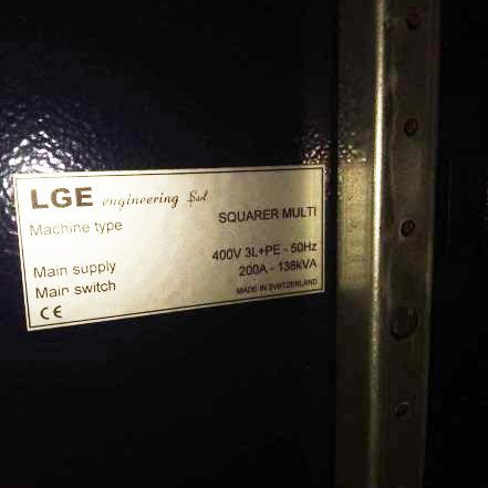 LGE Engineering Squarer Multi Ware Saw