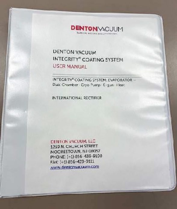 Denton Integrity 26 E-Beam Evaporator