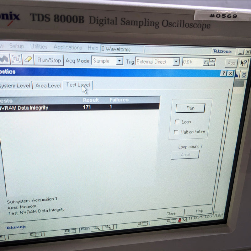 Tektronix TDS 8000 B Digital Sampling Oscilloscope