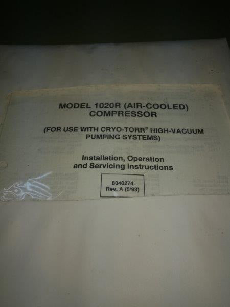 CTI 1020 R Air Cooled Compressor