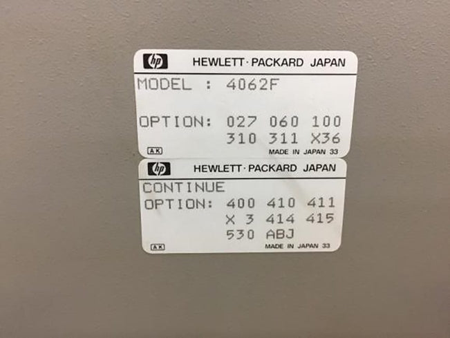 Keysight / Agilent 4062 F Parametric Tester