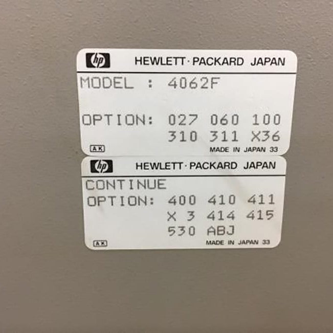 Keysight / Agilent 4062 F Parametric Tester