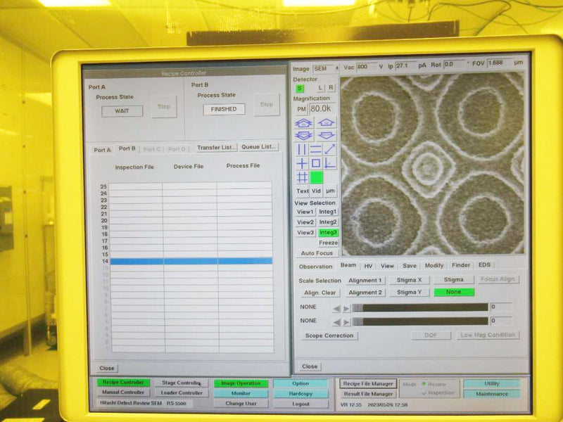 Hitachi RS 5500 SEM (Scanning Electron Microscope)