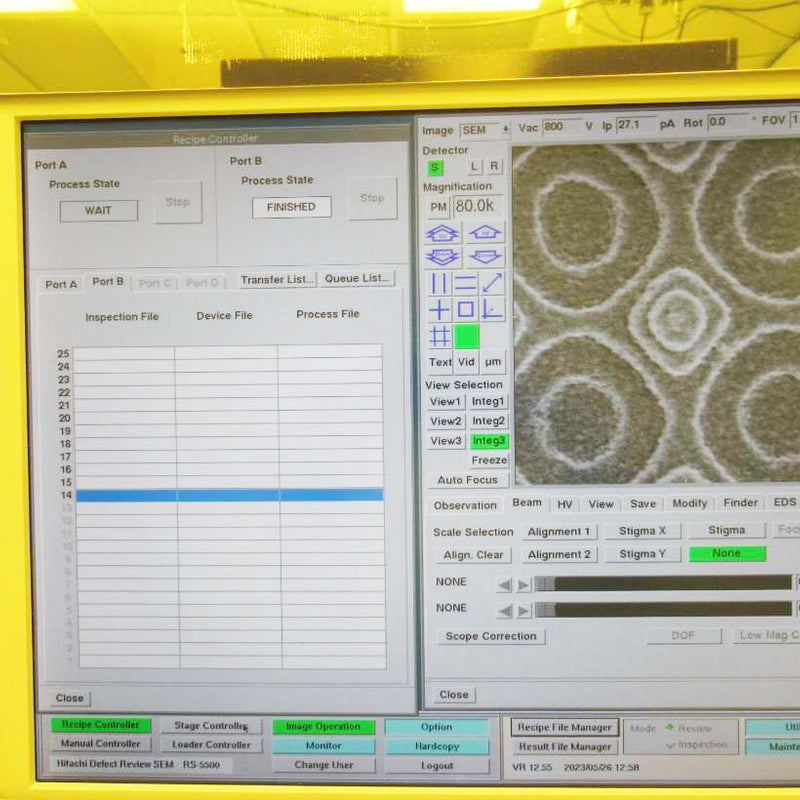 Hitachi RS 5500 SEM (Scanning Electron Microscope)