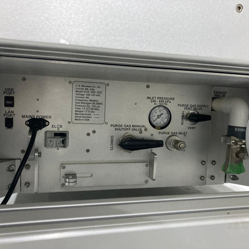 JA Woollam Spectroscopic Ellipsometer