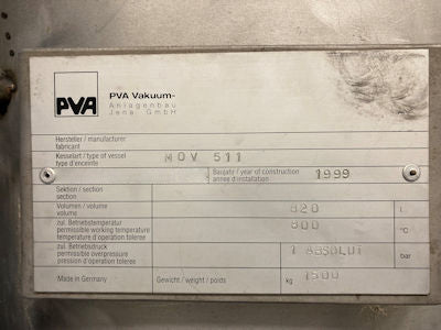 PVA MOV 511 Heat Alloying System