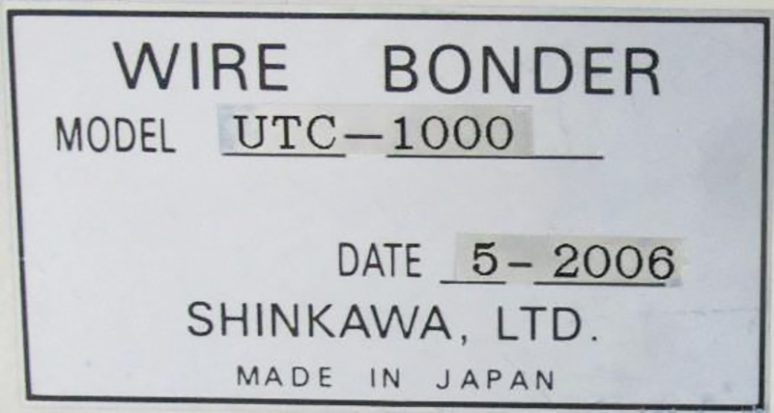 Shinkawa UTC 1000 Wire Bonder