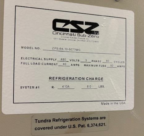 Cincinnati Sub-Zero Tundra Z 64 Plus Temperature / Humidity Chamber