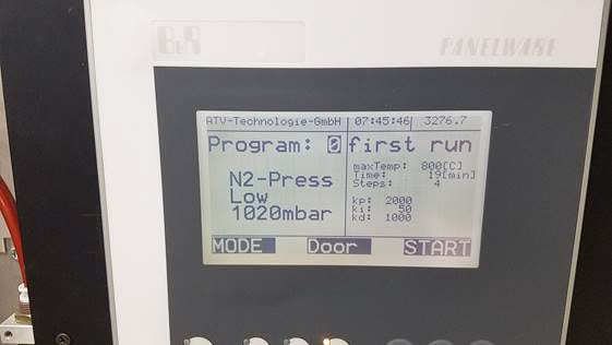 ATV PEO 603 High Temperature Oven