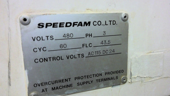 Speedfam SPAW 50 Polisher