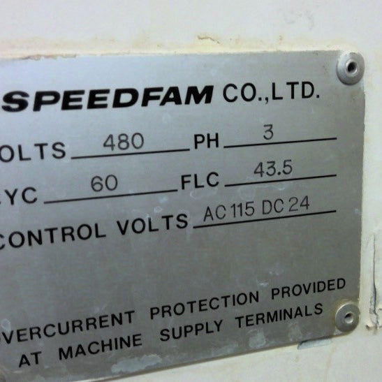 Speedfam SPAW 50 Polisher