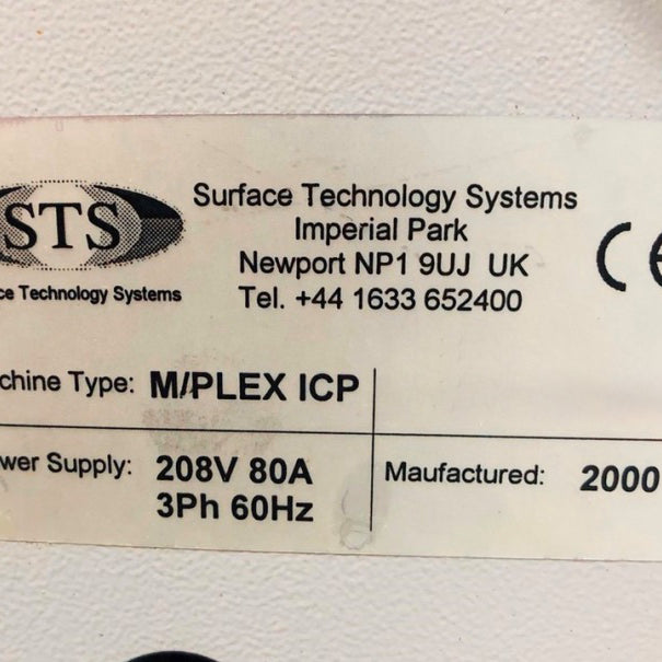 STS Multiplex ICP Advanced Oxide Etcher (AOE)