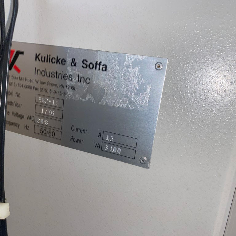 K&S 982-10 Dicing Saw