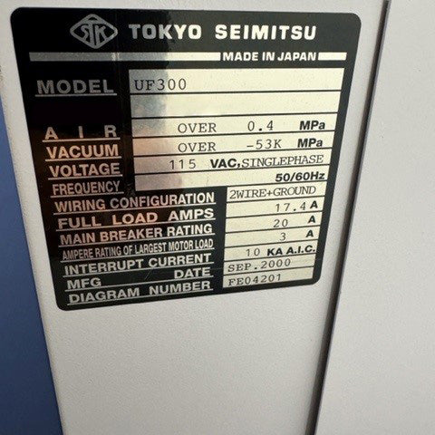 Accretech / TSK UF 300 Prober