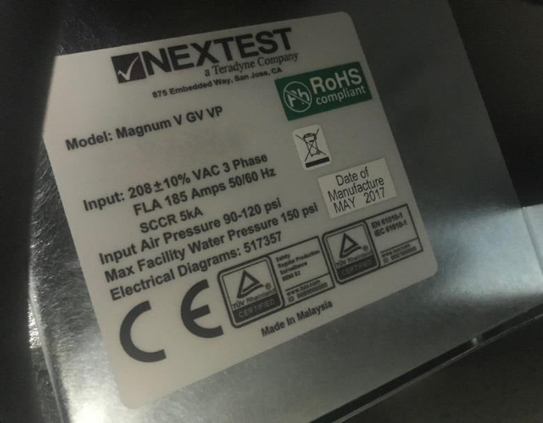 Memory Ic Testing Teradyne / Nextest Magnum V GV VP Memory Test System – Bridge Tronic Global