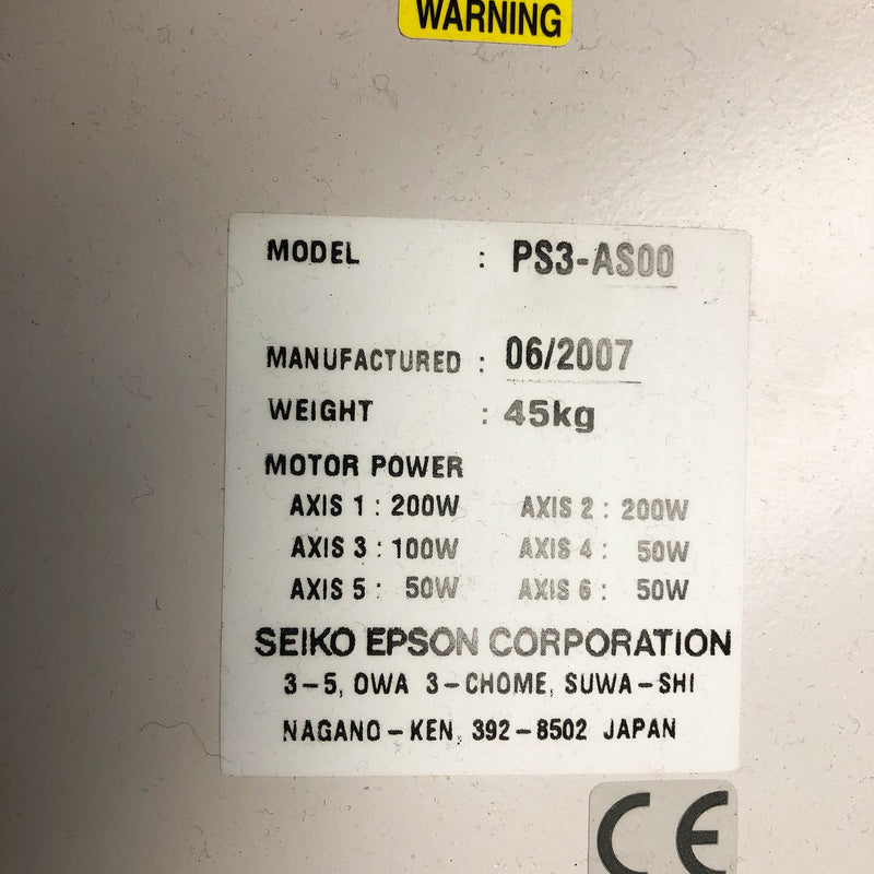Seiko / Epson PS 3 AS 00 Robot Arm
