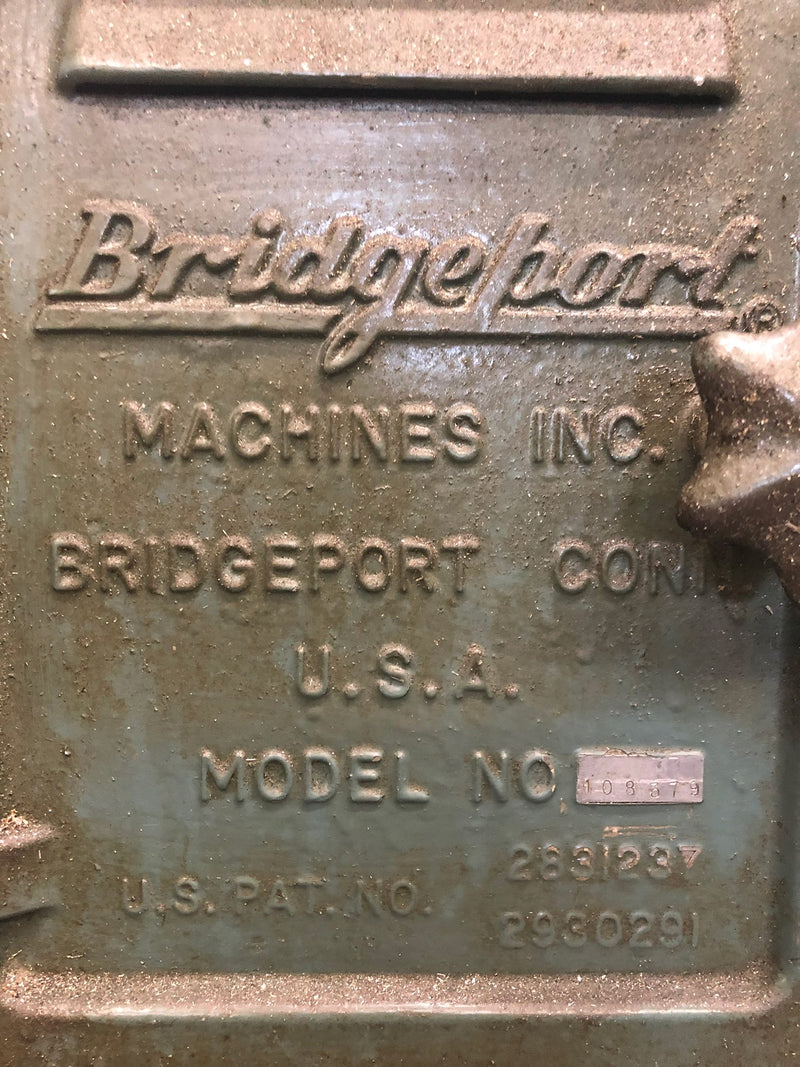 Bridgeport 108379 Vertical Mill