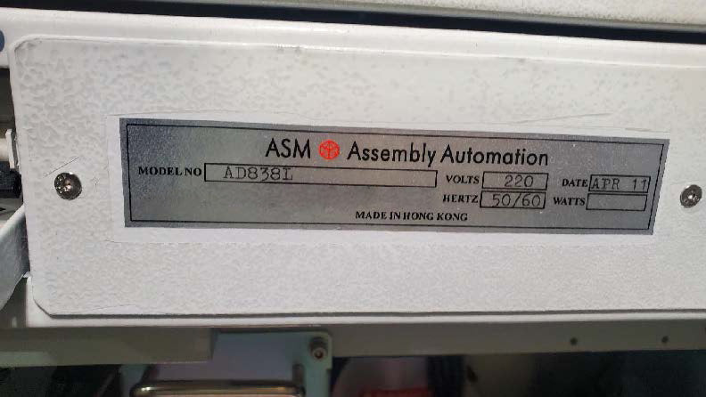 ASM AD 838 L Die Bonder