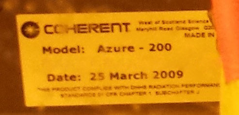 Coherent Azure 200 Solid State Laser