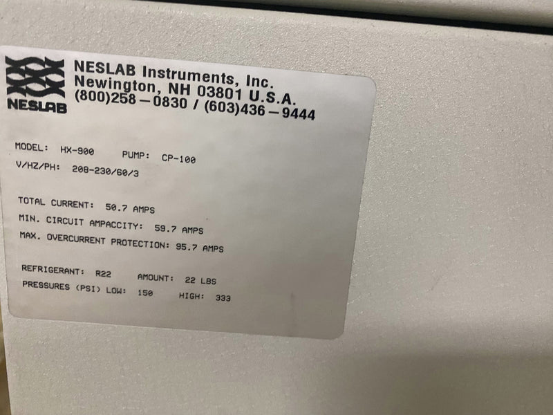 Neslab HX 900 Chiller
