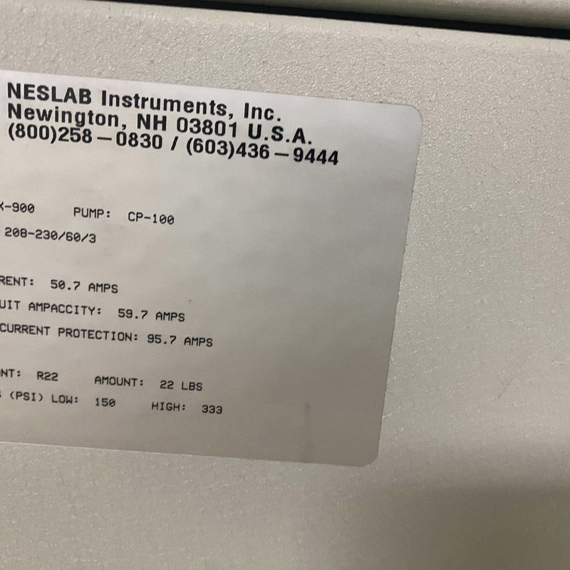 Neslab HX 900 Chiller