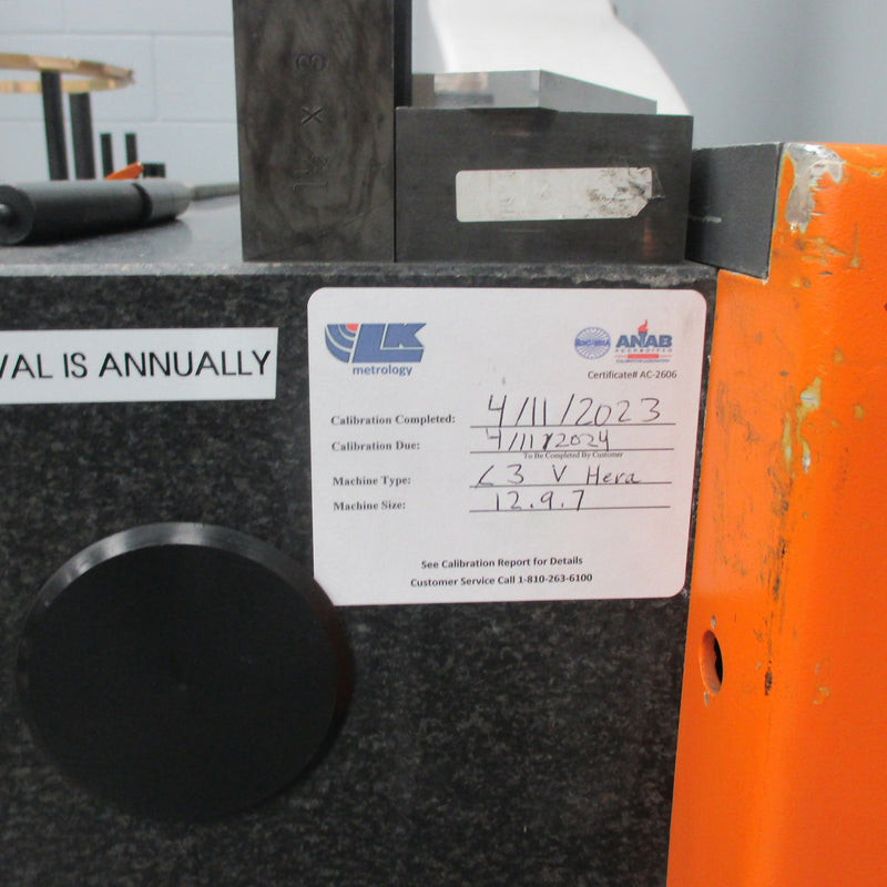 Metris Hera 12.9.7 CMM (Coordinate Measuring Machine)