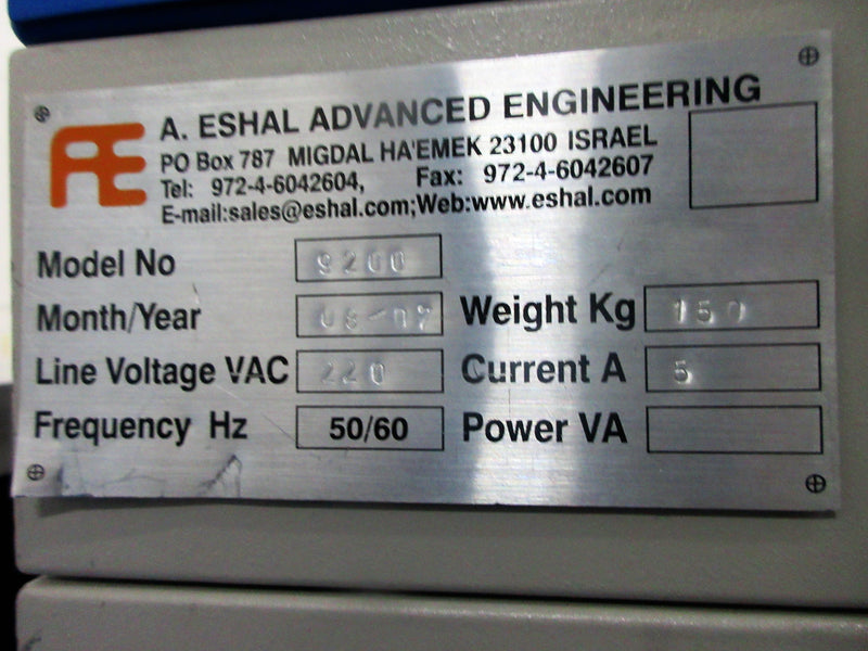 Advanced Engineering UV 9200 Exposure