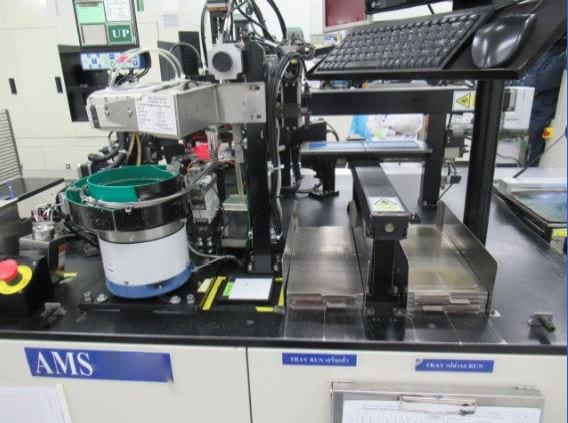 AMS Shield Attach Machine