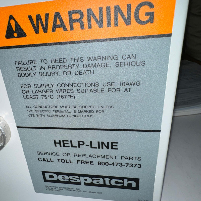 Despatch Cure Oven