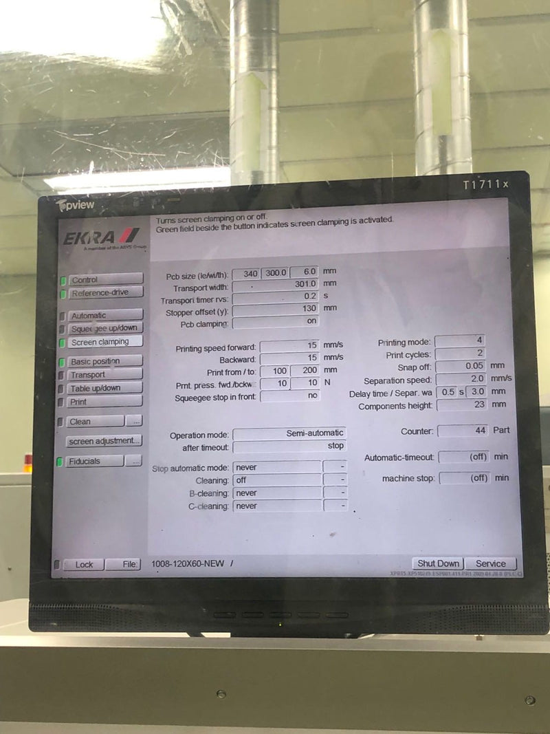 Ekra XPRT X 5 Screen Printer