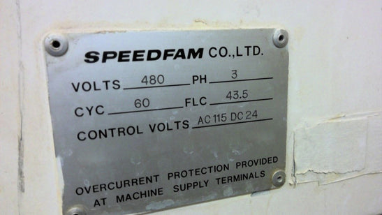 Speedfam SPAW 50 Polisher