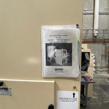 Empire Abrasive Equipment Pro-Finish Cabinet System
