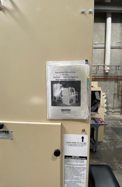 Empire Abrasive Equipment Pro-Finish Cabinet System