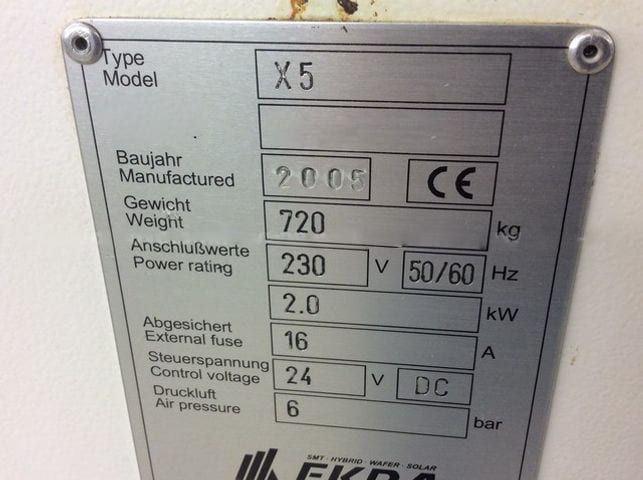 Ekra X 5 Automatic Screen Printer