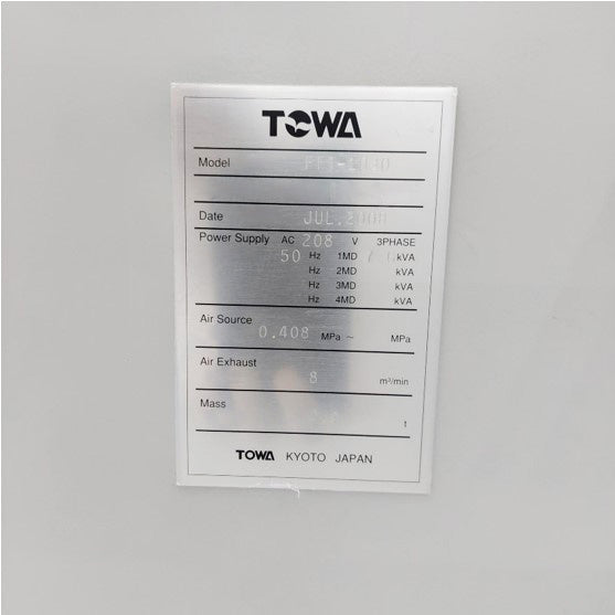 Towa FFT 1030 W Molding System