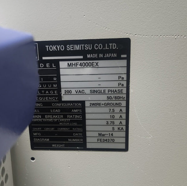 Accretech / TSK MHF 4000 EX Manipulator