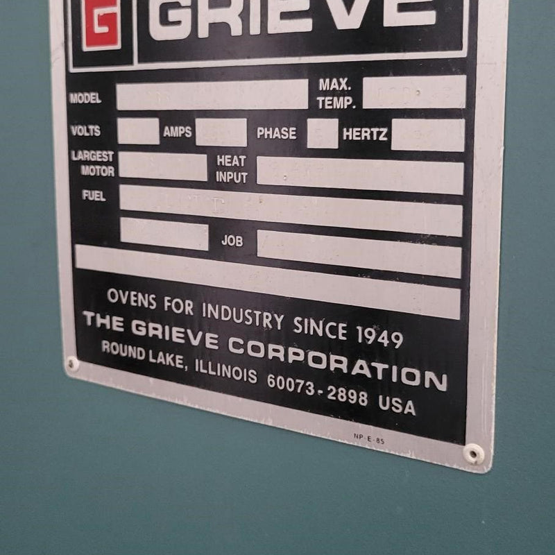 Grieve 333 Oven